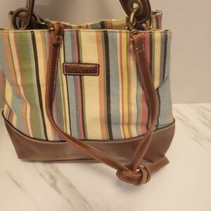 Rosetta Striped Shoulder Bag